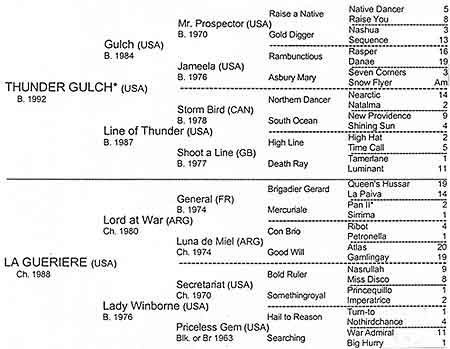 Brilliance - Thunder Gulch x La Gueriere